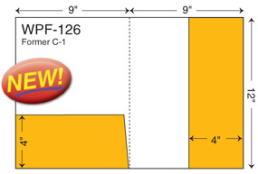 WPF-126. 9" x 12" Presentation Folder. Horizontal pocket, vertical pocket.