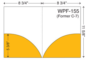 WPF-155. 8 3/4" x 11 5/8" Presentation Folder. Two curved pockets.